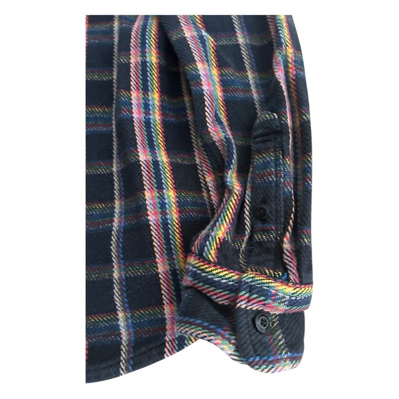 The Outerknown Men's Blanket Shirt Front Pockets Large Organic Cotton Button Up - Picture 9 of 11